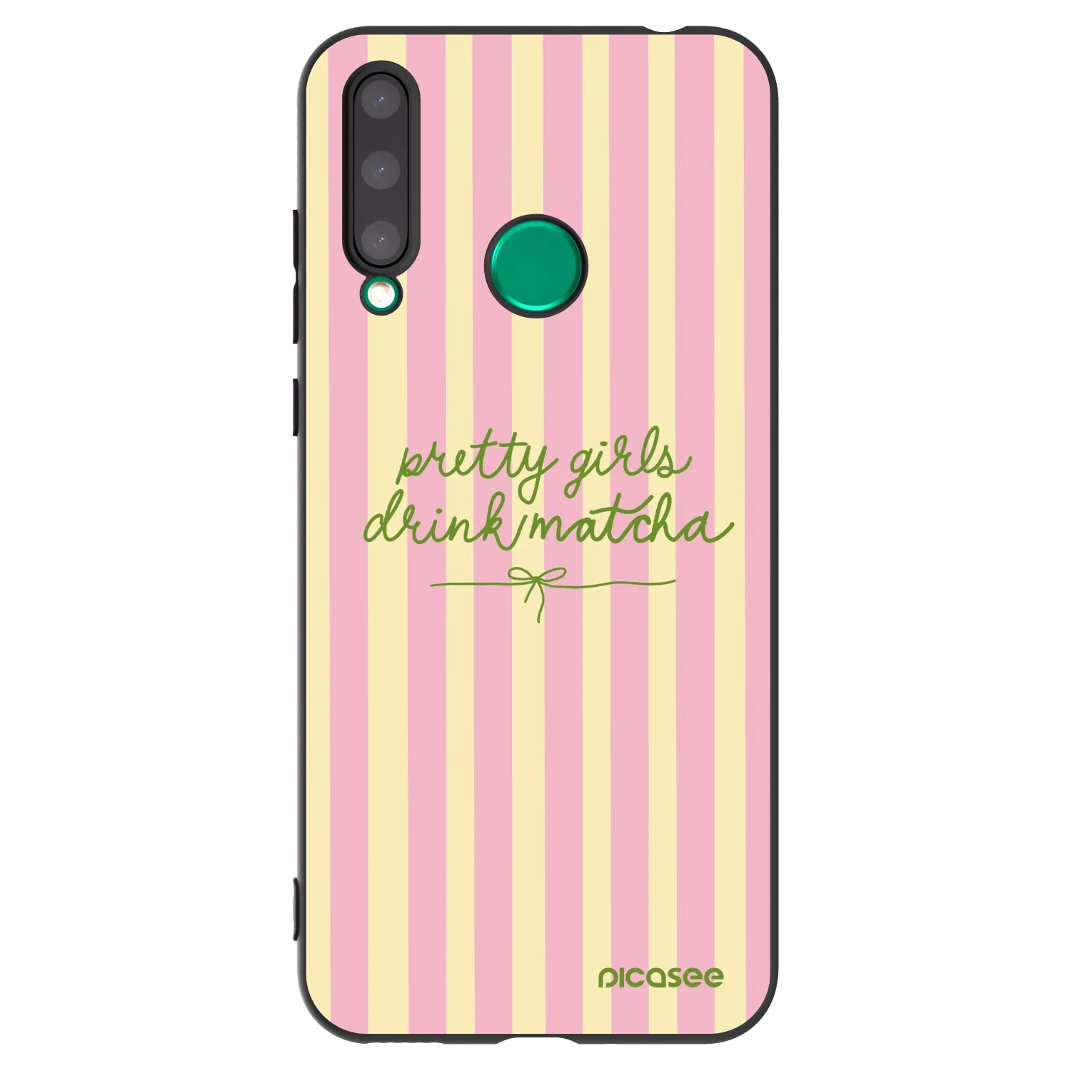 Picasee Honor 20 Lite Hülle - Schwarzes Silikon - Pretty matcha
