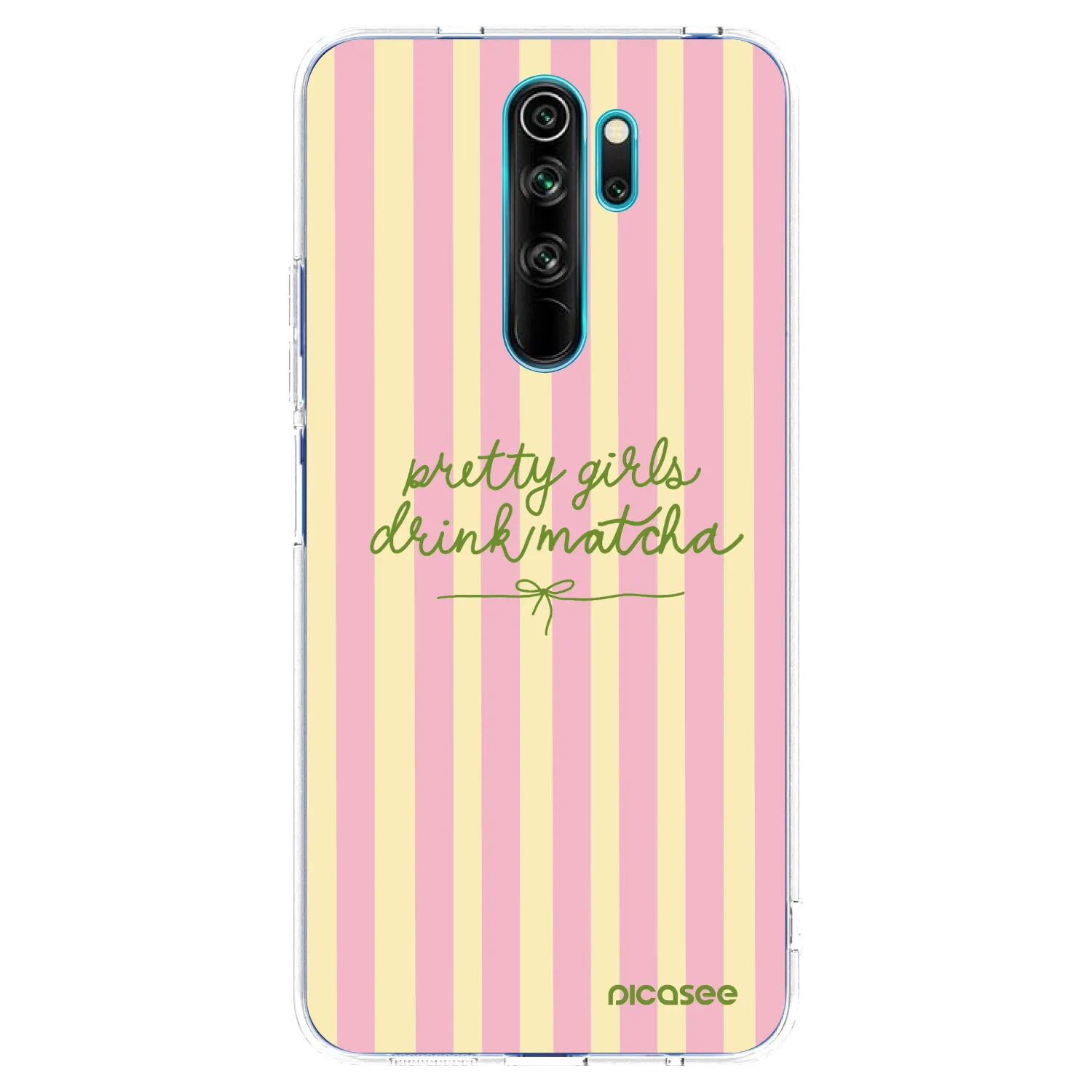 Picasee Xiaomi Redmi Note 8 Pro Hülle - Transparentes Silikon - Pretty matcha