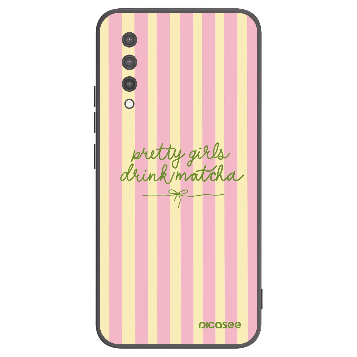 Picasee Xiaomi Mi 9 Lite Hülle - Schwarzes Silikon - Pretty matcha