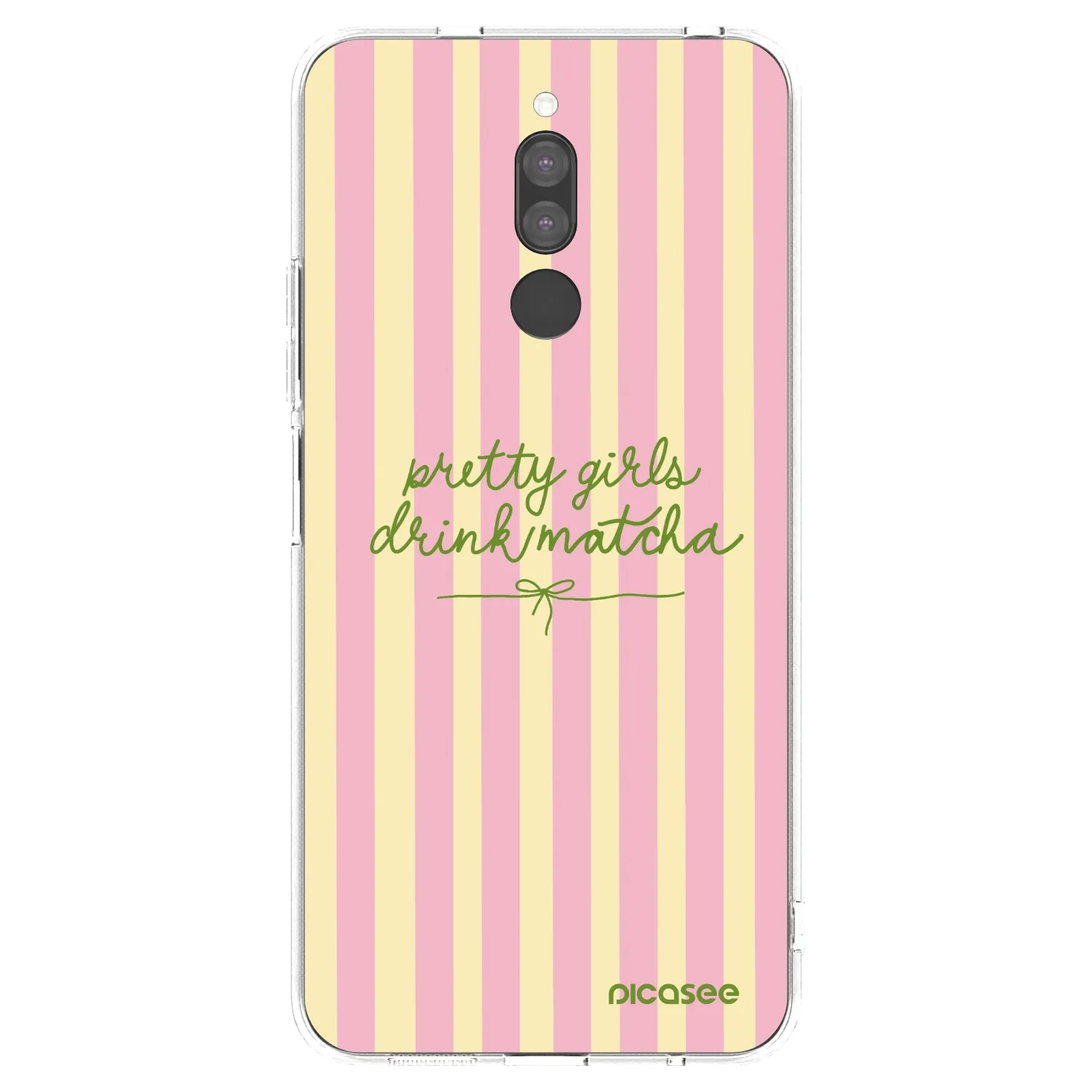 Picasee Xiaomi Redmi 8 Hülle - Transparentes Silikon - Pretty matcha
