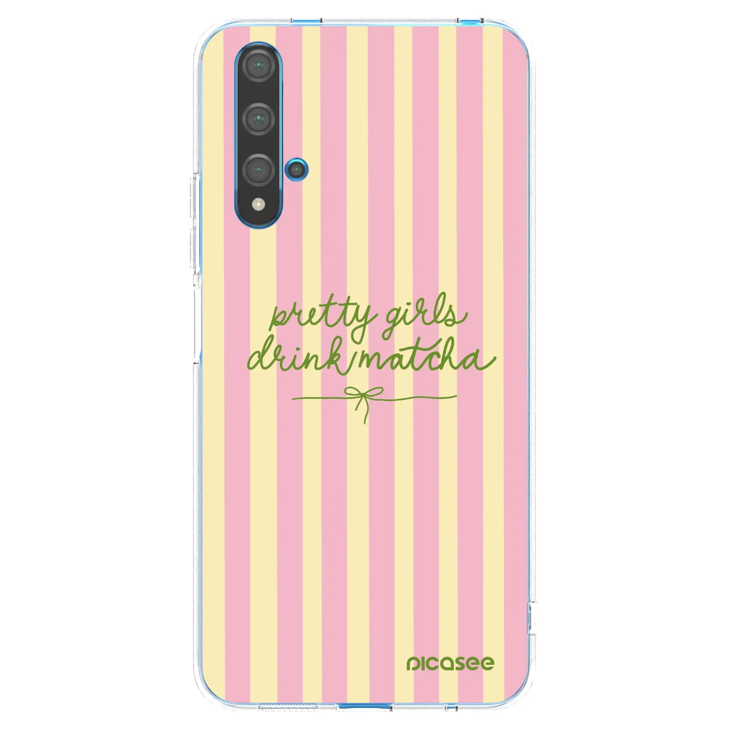 Picasee Huawei Nova 5T Hülle - Transparentes Silikon - Pretty matcha