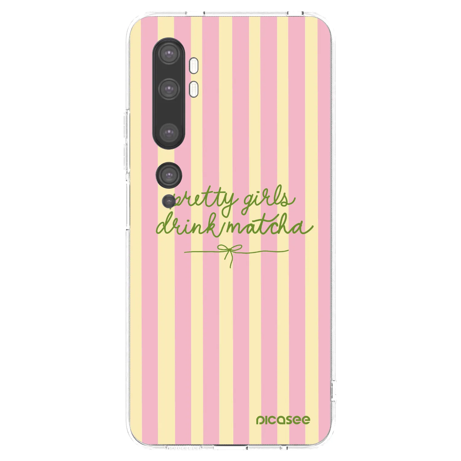 Picasee Xiaomi Mi Note 10 (Pro) Hülle - Transparentes Silikon - Pretty matcha