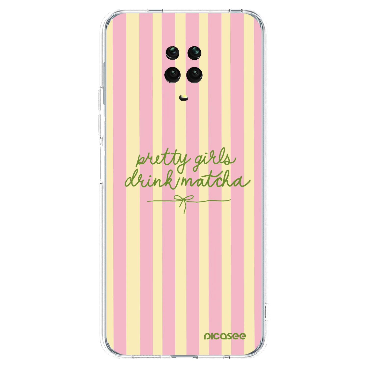 Picasee Xiaomi Redmi Note 9S Hülle - Transparentes Silikon - Pretty matcha