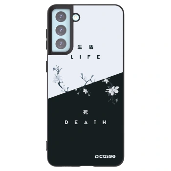 Picasee Samsung Galaxy S21+ 5G G996F Hülle - Schwarzes Silikon - Lebendig - Tot