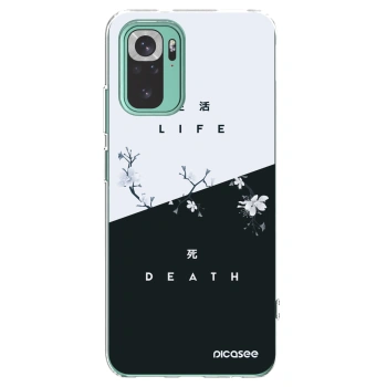 Picasee Xiaomi Redmi Note 10 Pro Hülle - Transparentes Silikon - Lebendig - Tot