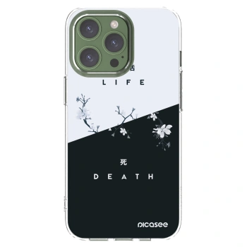 Picasee Apple iPhone 13 Pro Hülle - Transparentes Silikon - Lebendig - Tot