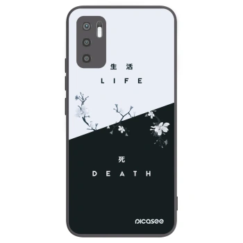 Picasee Xiaomi Redmi Note 10 5G Hülle - Schwarzes Silikon - Lebendig - Tot