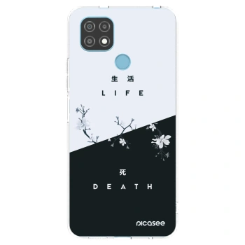 Picasee Realme C21 Hülle - Transparentes Silikon - Lebendig - Tot