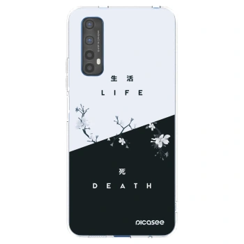 Picasee Realme 7 Hülle - Transparentes Silikon - Lebendig - Tot