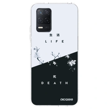 Picasee Realme 8 5G Hülle - Transparentes Silikon - Lebendig - Tot