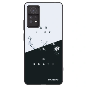 Picasee Xiaomi Redmi Note 11 Pro Hülle - Schwarzes Silikon - Lebendig - Tot