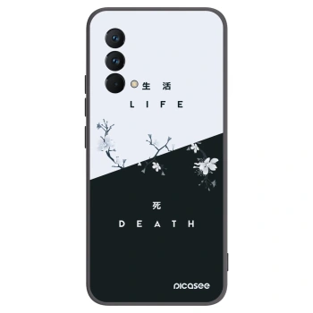 Picasee Realme GT Master Edition 5G Hülle - Schwarzes Silikon - Lebendig - Tot