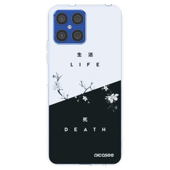 Picasee Honor X8 4G Hülle - Transparentes Silikon - Lebendig - Tot