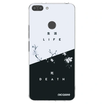 Picasee Huawei P Smart Hülle - Transparentes Silikon - Lebendig - Tot