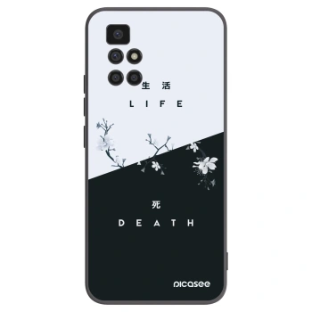 Picasee Xiaomi Redmi 10 (2022) Hülle - Schwarzes Silikon - Lebendig - Tot