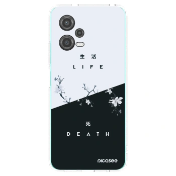 Picasee Xiaomi Poco X5 Hülle - Transparentes Silikon - Lebendig - Tot