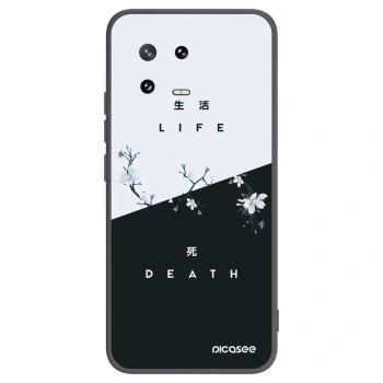 Picasee Xiaomi 13 Pro Hülle - Schwarzes Silikon - Lebendig - Tot