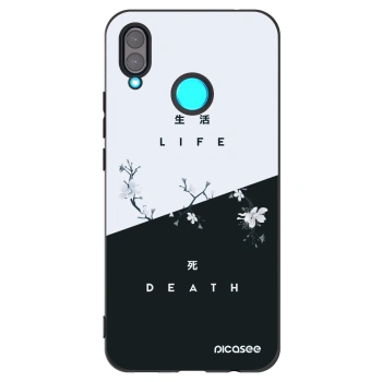 Picasee Huawei Nova 3 Hülle - Schwarzes Silikon - Lebendig - Tot