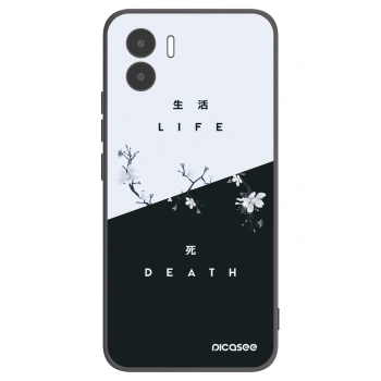 Picasee Xiaomi Redmi A2 Hülle - Schwarzes Silikon - Lebendig - Tot