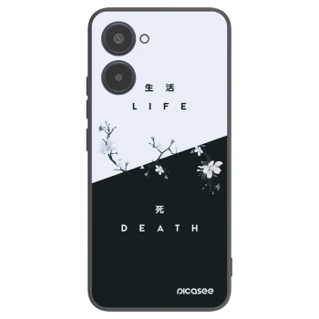 Picasee Realme 10 4G Hülle - Schwarzes Silikon - Lebendig - Tot