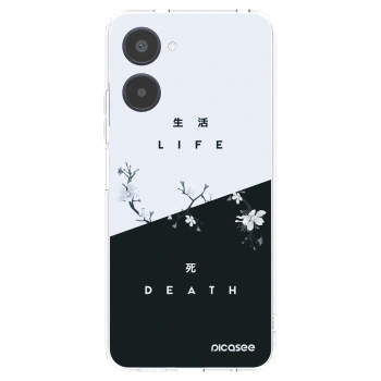 Picasee Realme 10 4G Hülle - Transparentes Silikon - Lebendig - Tot
