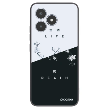 Picasee Realme C53 Hülle - Schwarzes Silikon - Lebendig - Tot