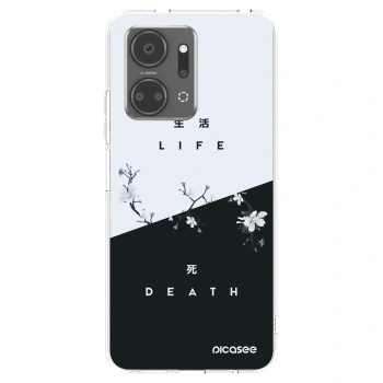 Picasee Honor X7a Hülle - Transparentes Silikon - Lebendig - Tot