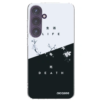 Picasee Samsung Galaxy S24+ S926B 5G Hülle - Transparentes Silikon - Lebendig - Tot