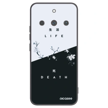 Picasee Realme 11 Pro+ Hülle - Schwarzes Silikon - Lebendig - Tot