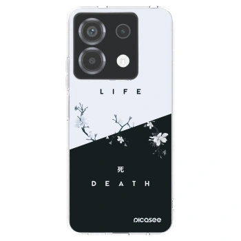 Picasee Xiaomi Poco X6 Hülle - Transparentes Silikon - Lebendig - Tot