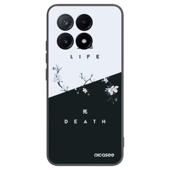 Picasee Xiaomi Poco X6 Pro Hülle - Schwarzes Silikon - Lebendig - Tot