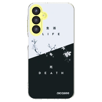 Picasee Samsung Galaxy A25 A256B 5G Hülle - Transparentes Silikon - Lebendig - Tot