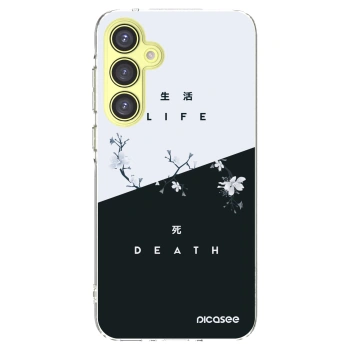 Picasee Samsung Galaxy A35 5G A356B Hülle - Transparentes Silikon - Lebendig - Tot