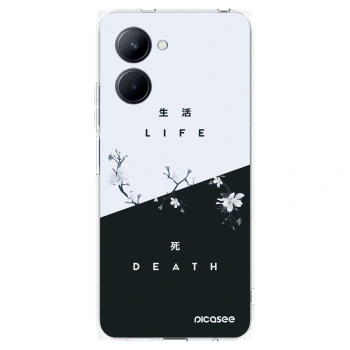 Picasee Realme C33 (2023) Hülle - Transparentes Silikon - Lebendig - Tot