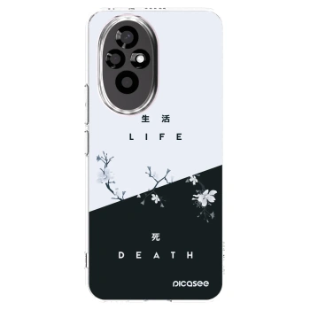 Picasee Honor 200 5G Hülle - Transparentes Silikon - Lebendig - Tot