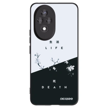 Picasee Honor 200 Pro 5G Hülle - Schwarzes Silikon - Lebendig - Tot