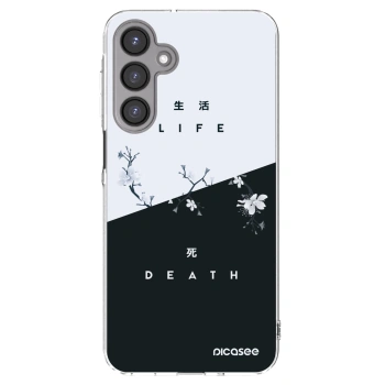 Picasee Samsung Galaxy A16 5G Hülle - Transparentes Silikon - Lebendig - Tot