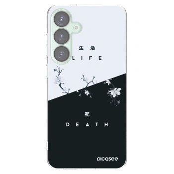 Picasee Samsung Galaxy S25+ 5G Hülle - Transparentes Silikon - Lebendig - Tot