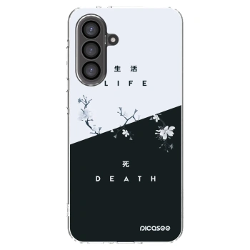 Picasee Samsung Galaxy A56 5G A566B Hülle - Transparentes Silikon - Lebendig - Tot