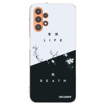 Picasee Samsung Galaxy A13 5G Hülle - Transparentes Silikon - Lebendig - Tot