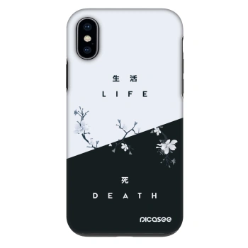 Hülle für Apple iPhone X/XS - Lebendig - Tot