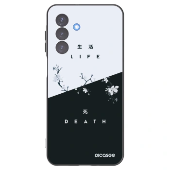 Picasee Samsung Galaxy A17 5G Hülle - Schwarzes Silikon - Lebendig - Tot