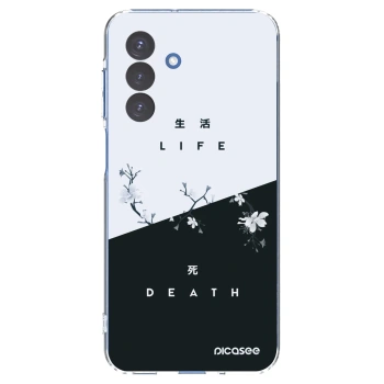 Picasee Samsung Galaxy A17 5G Hülle - Transparentes Silikon - Lebendig - Tot