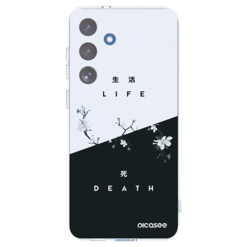 Picasee Samsung Galaxy S25 FE 5G Hülle - Transparentes Silikon - Lebendig - Tot