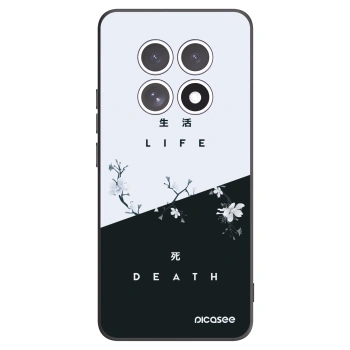 Picasee Xiaomi Redmi Note 15 Hülle - Schwarzes Silikon - Lebendig - Tot