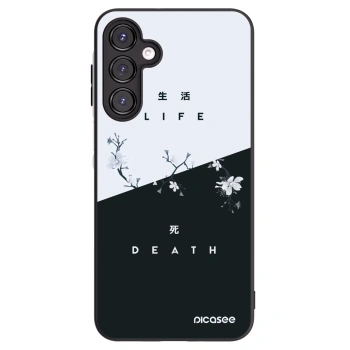 Picasee Samsung Galaxy A16 4G Hülle - Schwarzes Silikon - Lebendig - Tot