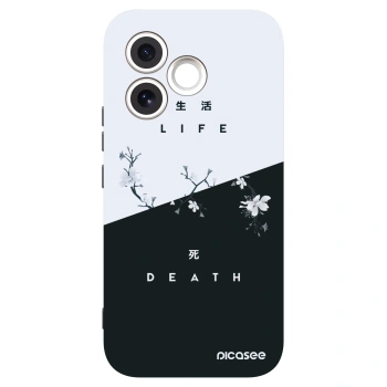 Picasee Honor 600 Lite Hülle - Schwarzes Silikon - Lebendig - Tot