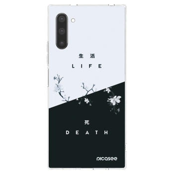Picasee Samsung Galaxy Note 10 N970F Hülle - Transparentes Silikon - Lebendig - Tot