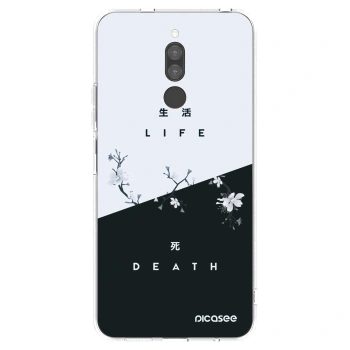 Picasee Xiaomi Redmi 8 Hülle - Transparentes Silikon - Lebendig - Tot