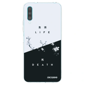 Picasee Samsung Galaxy A30s A307F Hülle - Transparentes Silikon - Lebendig - Tot